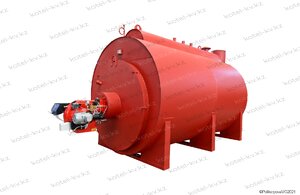 Котел паровой 2000 кг 115 С на мазуте и отработанном масле